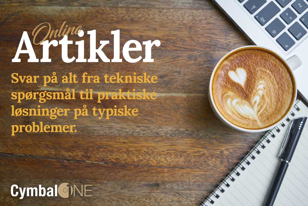 Artikler på cymbalone - billede af notesblok og laptop samt kaffe></p>
<h2 class=